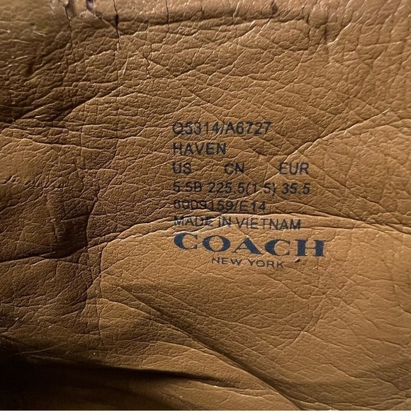 COACH Haven Leather Ankle Booties - Picture 6 of 14